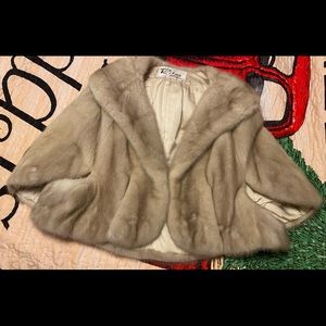 Vintage Fur shawl Rikes Dayton Ohio